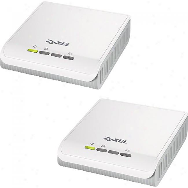 Zyxel Homeplug A/v Powerline Ethernet Adapter Kit
