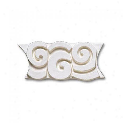 Adex Usa Natural Spiral Listello White 2 Tile & Stone