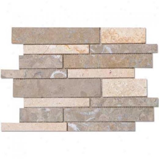 Alfagres Tumbled Marble Puzzle Stone 12 X 9 1/2 Perlatto Cafe Pinto Tile & Stone