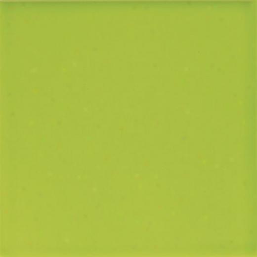 American Olean Bright 4 X 4 Green Apple Tile & Stone