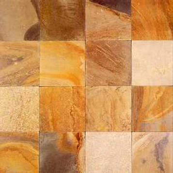 Asc Slate Sequoia Sunset Slate 24 X 24 Petrified Root Tile & Stone