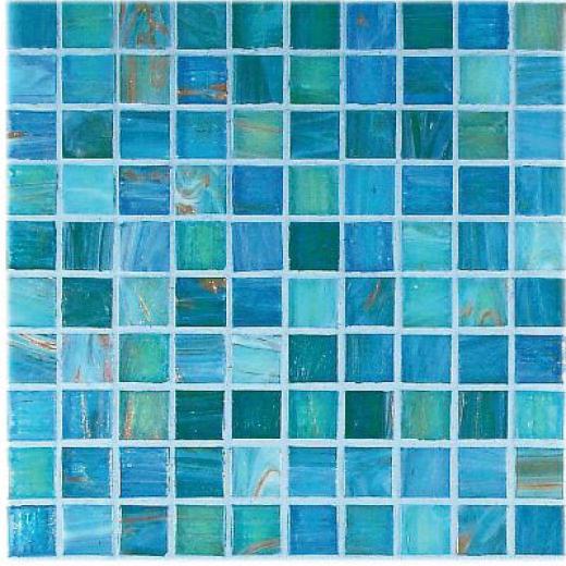 Casa Italia Gold/bronze Mix Mosaic Aquamarine Tile & Stone