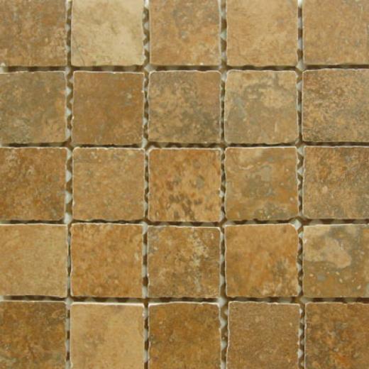 Ceramiche Faro Rigoletto Mosaic 2 X 2 Bariton Red Tile & Stone