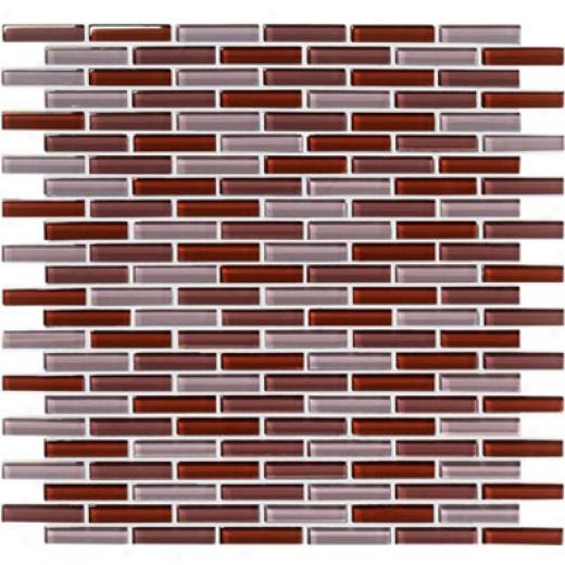 Crossville Glass Blox Blend Mosaic 1/2 X 2 Dusk/taupe Fog/brandy Tile & Stone