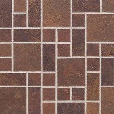 Daltile Continental Slate Mosaic Block Random Indian Red Tile & Stone