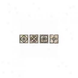 Daltile Fashion Accents Classics Wrought Iron Insert Dots 2 X 2 Beige Wrought Iron Inserts Tile & Stone