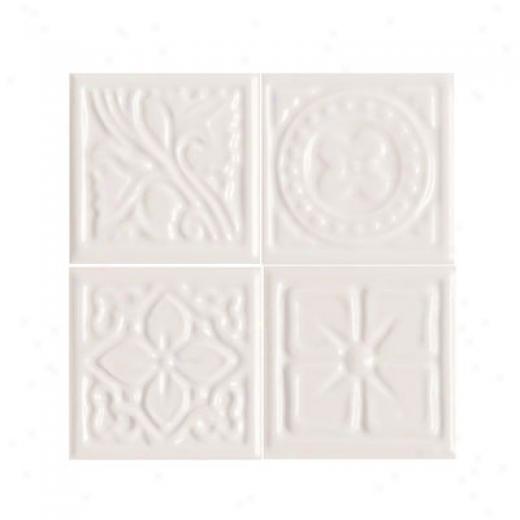 Daltile Fashion Accents Dots Floret White Dot Tile & Stone