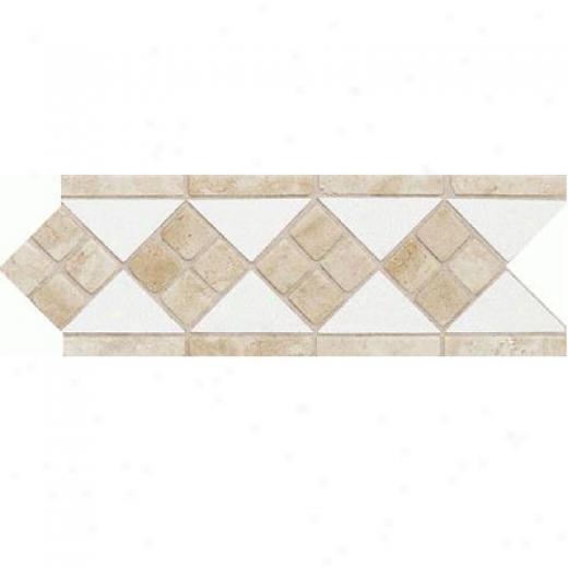 Daltile Fashion Accents Semi-glos With Ocesn Glass And Tumbled Stone Artic White Stone Tile & Stone