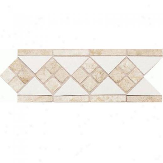 Daltile Fashion Accents Semi-gloss With Ocean Glass And Tumbled Stone White Travertine Tile & Stone