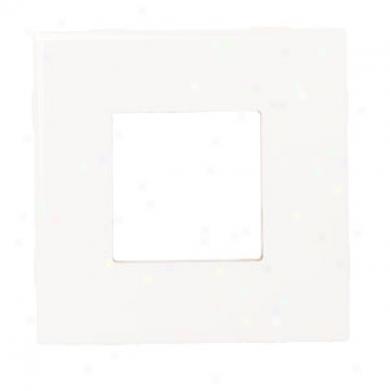 Daltile Fashio Accents Semi-gloss Inserts Square White 4 X 4 Tile & Ston