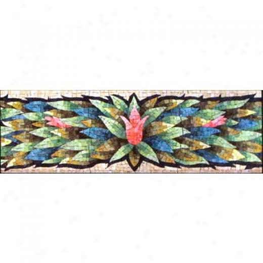 Daltile Glass Mosaic 12 Floral Bouquet Tile & Sone