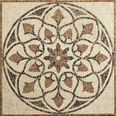Daltile Medallion Mosaic 36 X 36 La Flora 36 X 36 Tile & Stone