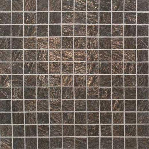 Daltile Metal Ages Mosaic 1 X 1 Clefted Bronze Tile & Stone