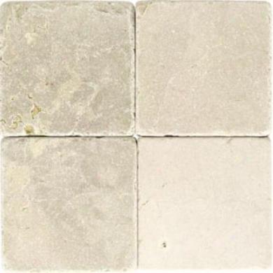 Daltile Tumbled Natural Stone 4 X 4 Crema Marfil Tile & Stone