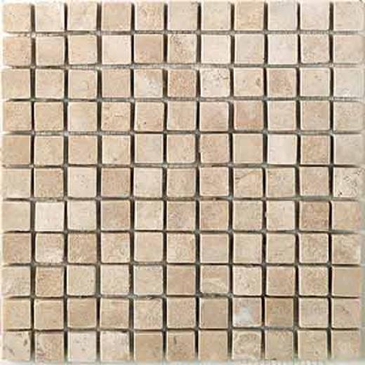 Daltile Tumbled Natural Stone Mosaics 1 X 1 Sand Tile & St0ne