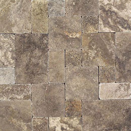 Daltile Tumbled Natural Stone Padedon Pattern Andes Gray Blend Tile & Stone