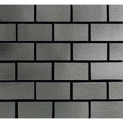 Daltile Urban Metals Brick Joint Stainless Brick Joint Tile & Stone