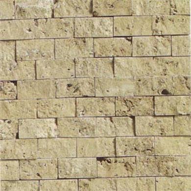 Daltile Walnut Split Face Mosaic 1 X 2 Walnut Spljtface Tile & Stone