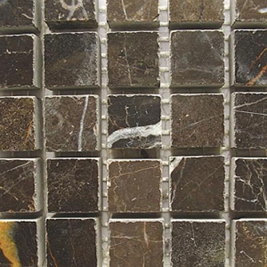 Brilliant Tech Glass Marble Series Polished Mosaic Emperador Dark Tile & Stone