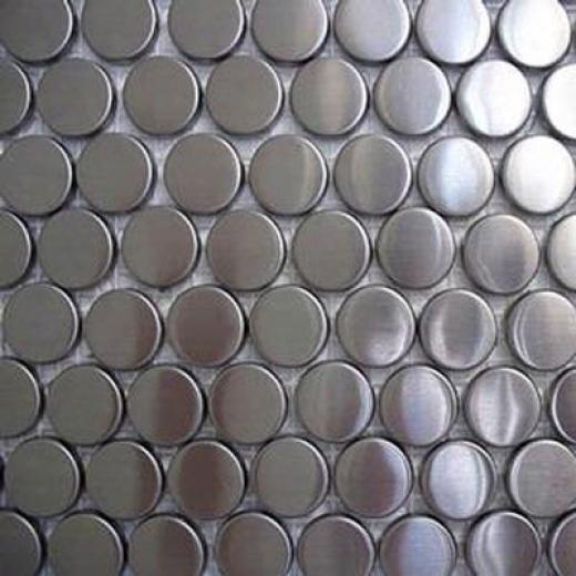 Diamond Tech Glass Metal Series Mosaic Rounds Tile & Stone