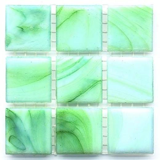 Diamond Tech Glass Mosaic Glass Series - Cloudy Green Tile & Syone