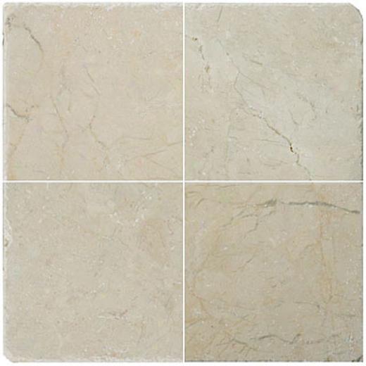 Emser Tile Antique & Tumbled Stone 4 X 4 Marble Of great age Tumbled Crema Marfil Tile & Stone