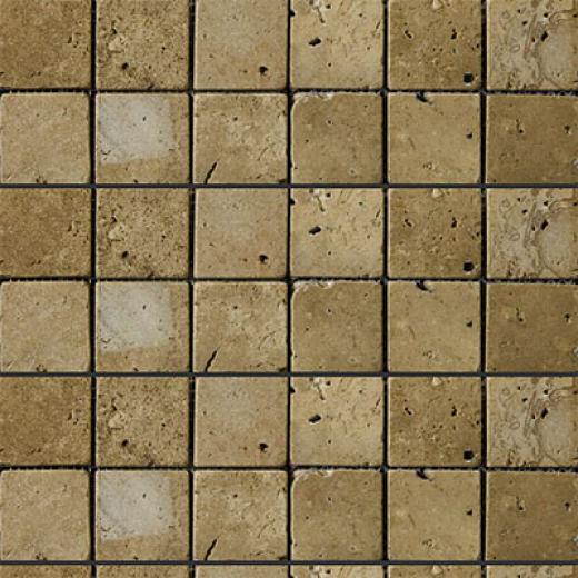 Emser Tile Antique & Tumbled Stone Mosaic 2 X 2 Square Trav Ancient Tumbled Mocha Tipe & St0ne