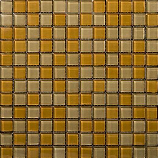 Emser Tile Lucente Mosaic Blends Honey Empire Gold Tile & Stone