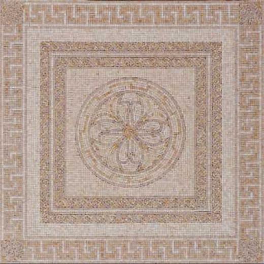 Florida Tile Pietra Art Medallion Ii 48 X 48 Marcius Tile & Stone