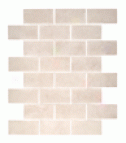Ilva Cremq Marfil Brick Mosaic Offset Brick Natural Tile & Stone