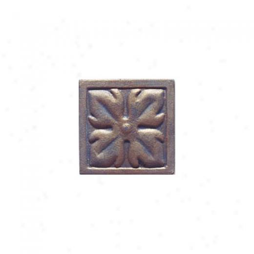 Interceramic Metal Impressions Roman Flowers 4 1/4 X 4 1/4 Deco A Roman Flowers1 Deco A Tile & Stone