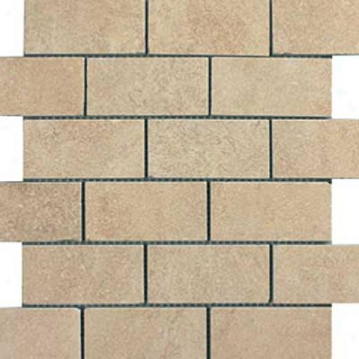 Italgres Buxy Brick Inlaid Beige Tile & Stone