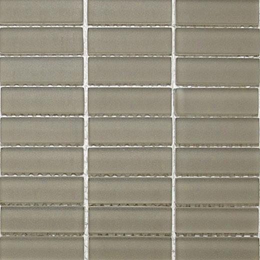 Maestro Mosaics Crystal Glass Frosted Mosaic Taupe Tile & Stone