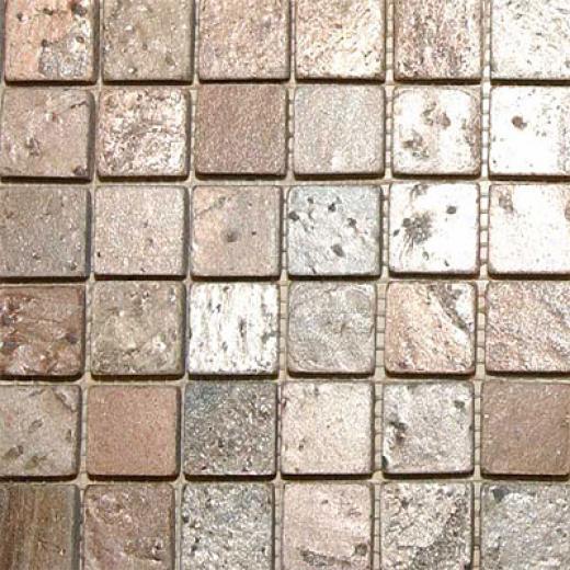Maestro Mosaics Slate 1 X 1 Mosaic Copper Tile & Stone