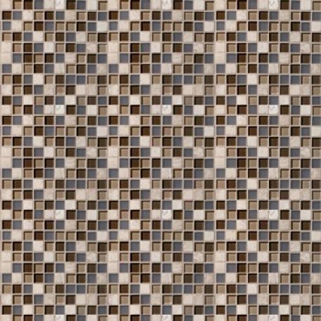 Mannington Accent Gallery 1 X 1 Mosaic Java Blend Tile & Stone