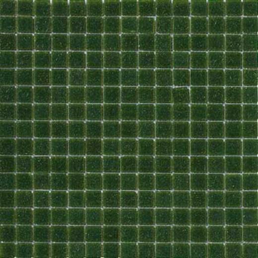 Marazzi Glass Mosaics 1 X 1 Dark Green Tile & Stone