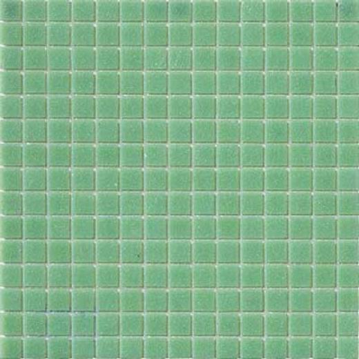 Marazzi Glass Mosaics 1 X 1 Jade Green Tile & Stone