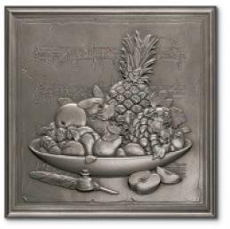 Marazzi I Metalli Di Marazzi Corner/insert 3 X 3 Fruit Medley Wall Brushed Nickel Tile & Stone