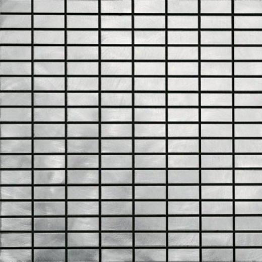 Metal Border Pure Metal Brick Mosaic 1 X 2 Graffiato/brished Tile & Stone