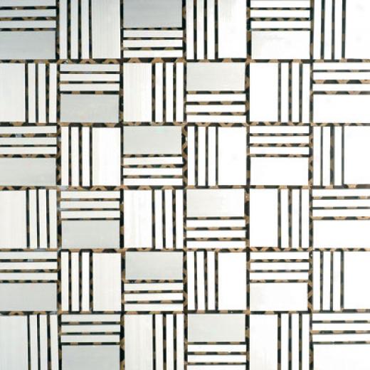 Metal Border Pure Metal Sam Mosaic Satin Tile & Stone