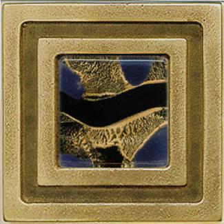 Miila Studios Bronze Milan 4 X 4 Milan With Gypsy Gold Tile & Stonr