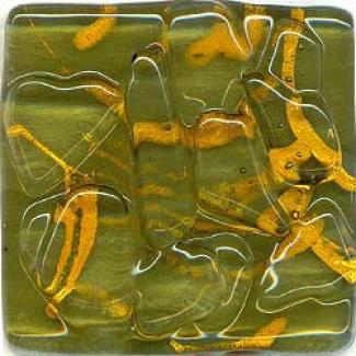 Miila Studios Stony Creek Glass Til3 2 X 6 Green Tiger Tile & Stone