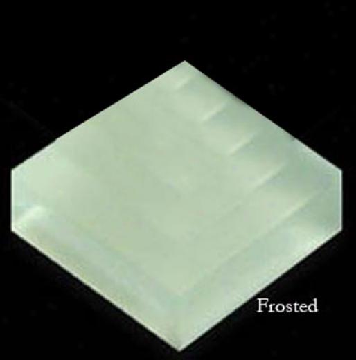 Mirage Tile Glass Mosaic Plain Color 1 X 1 Ice Green Frosted Tile & Stone