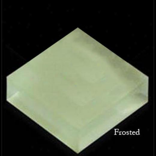 Mirage Tile Glass Mosaic Plain Colir 1 X 1 Nile Green Frosted Tile & Stone