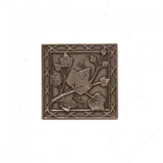 Mohawk Artistic Collection - Accent Statements - Metsls Vintzge Bronze English Ivy Decorative Set in Tile & Stone