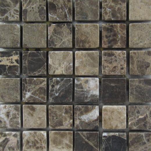 Mohawk Marblestone Mosaics Honed Emperador Dark Tile & Stone