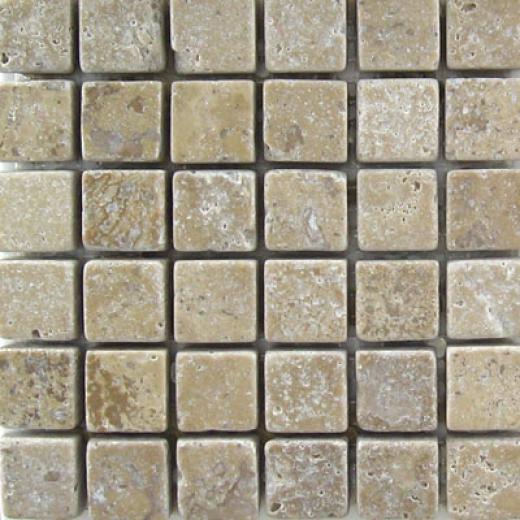 Mohawk Marblestone Mosaics Honed Noce Tile & Stone