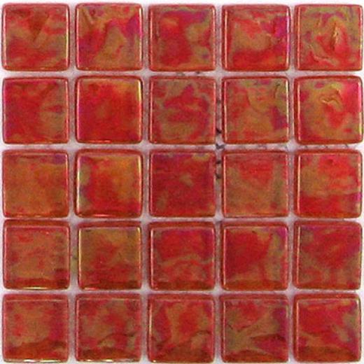 Onix Mosaico Iridium Mosaic Red Tile & Stone