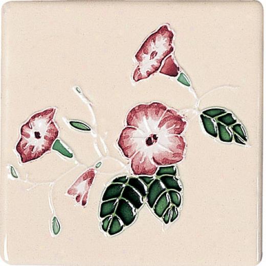 Original Style Floral Garland Clematis 4 X 4 Sea Bindweed Tile & Stone