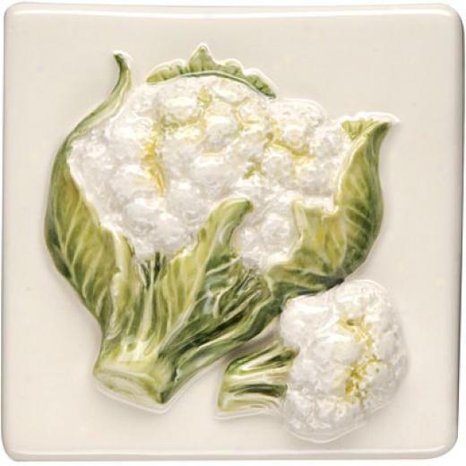 Original Style Legumes De Saison On Clematis 4 X 4 Cauliflower Tile & Stone